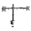 Double joint monitor arm for 2 screens, ECO-E02