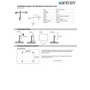 Supporto da tavolo per 2 monitor PC orizzontale 13-32", Xantron ECO-E02