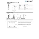 Supporto da tavolo per monitor PC 13-32", Xantron ECO-F01