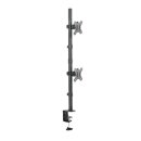 Monitor mount for 2 screens vertical 13-32", ECO-V02