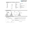 Supporto da tavolo per 2 monitor PC verticali 13-32", Xantron ECO-V02