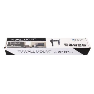 Supporto a parete per monitor TV 32-55 inclinabile, ultrapiatto, SLIMLINE-N-44T