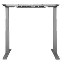 Tischgestell höhenverstellbar grau