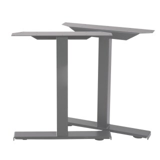 Tischgestell Tischfüße grau