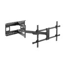 Wall bracket for TV monitors 43-80 fully movable, 100cm...