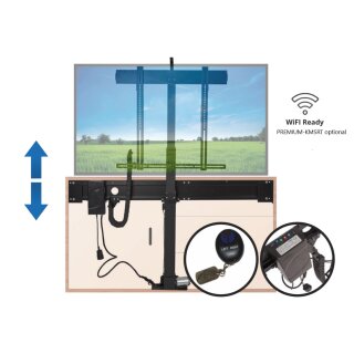 TV Möbel Lift elektrisch höhenverstellbar bis 80kg Xantron PREMIUM-K5