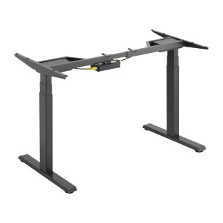 Table frame height adjustable black, EDS08-B