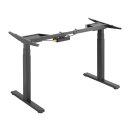 Table frame height adjustable black, EDS08-B