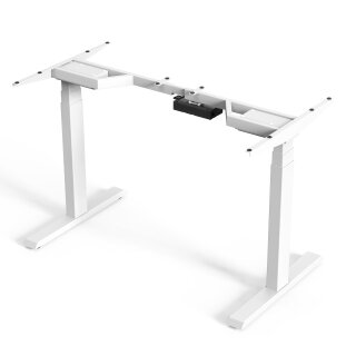 Table frame height adjustable white, EDS08-W