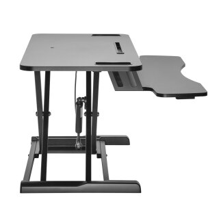 Höhenverstellbares Sitz- Stehpult Schreibtischaufsatz mit Gasdruckfeder