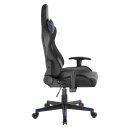 Xantron® Ergonomischer Gaming Stuhl RGB Beleuchtung - 150 kg Belastbarkeit/Gamer Sessel in Schwarz mit PVC Leder/Gamingsessel verstellbar per Gasdruckfeder/Gamingstuhl/Gaming Chair