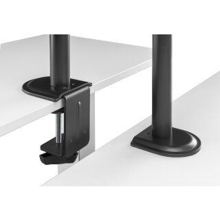 Desk mount for 2 PC monitors horizontal 17-32, Xantron ECO-E62