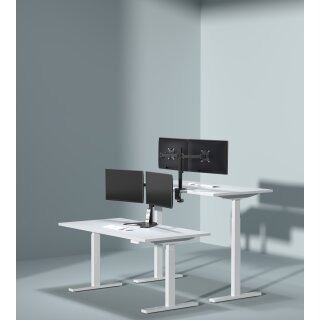 Supporto da tavolo per 2 monitor PC orizzontali da 17-32, Xantron ECO-E62