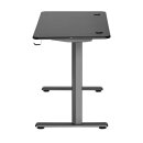 Xantron® Gaming Desk with LED 136x60cm Gaming Table Black
