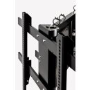 Motorised wall mount for TV monitors 40-75" electrically extendable and swivelling, PREMIUM-OTW