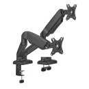 Dual monitor mount, height-adjustable 17-32&quot;,...