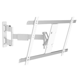 Slim full-motion curved & flat panel TV wall mount for 32-60, SLIMLINE-A-466-W